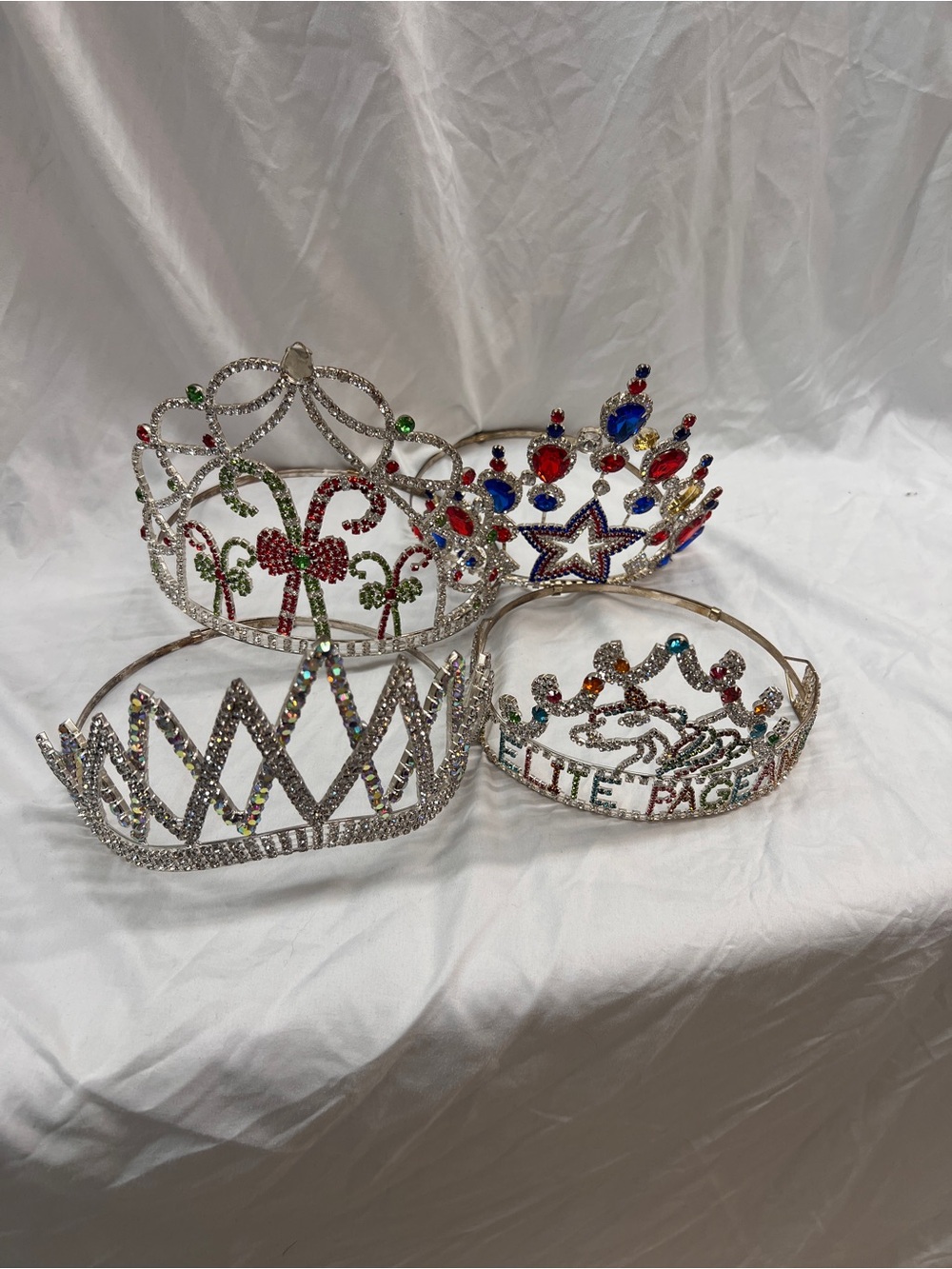 Lot of Four Tiaras